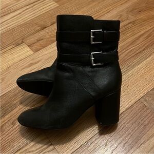 Nine West Black Heeled Boots